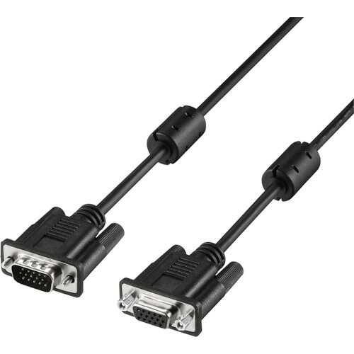 バッファロー　ディスプレイ延長ケーブル　D−sub15pin　5m　ブラック