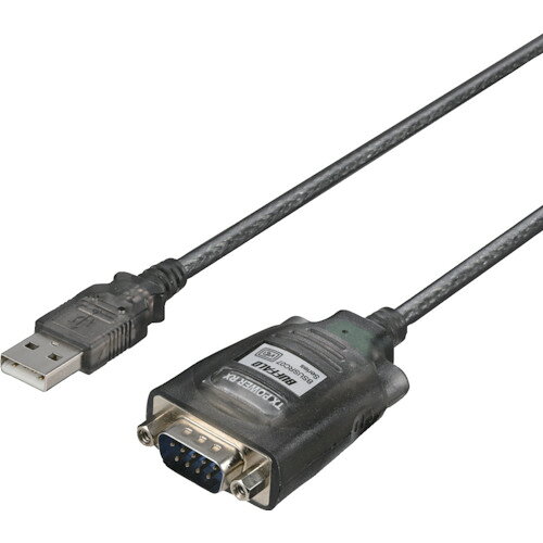 【特長】●USB Type-Aコネクターをシリアルコネクターに変換し、RS232C周辺機器を接続します。●RoHS基準値に準拠しています。●Windows、MacのOSに対応です。【用途】●USBコネクターをシリアルコネクターに変換し、RS232C周辺機器と接続【仕様】●色：ブラックスケルトン●長さ(m)：0.5●インターフェース：USB 2.0/1.1【仕様2】●インターフェース：USB 2.0/1.1●端子形状：USB Type-A オス-RS-232C D-sub9ピン オス●最大転送速度：480Mbps（規格値）