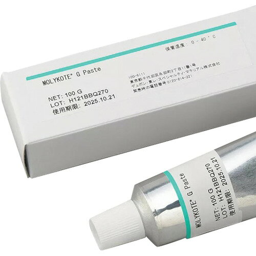 【特長】●二硫化モリブデンを60％以上含有するペーストです。●低速高荷重、衝撃荷重下の潤滑に最適です。【用途】●金属部品のかじり防止に。●ねじの焼付防止に。●工作機器や金属加工の潤滑に。【仕様】●色：黒●容量(g)：100●使用温度範囲(℃)：-20〜120●容器タイプ：チューブ●ちょう度：335●容器：缶【仕様2】●固体潤滑温度：400℃【材質／仕上】●主成分：鉱油＋リチウム石けん＋二硫化モリブデン【注意】●1個当たり運賃￥2000かかります。