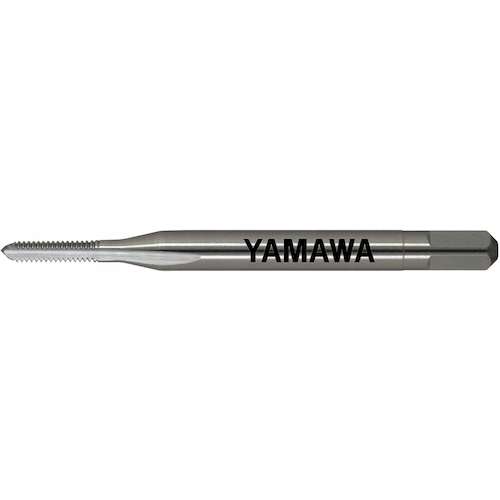 【特長】●左ねじ加工用のハンドタップです。【用途】●被削材：低炭素鋼、中炭素鋼、高炭素鋼に。【仕様】●先端：上●精度：P1●精度表記：P級●呼び寸法：M1.7●ピッチ(mm)：0.35●ねじ長さ(mm)：6.3●全長(mm)：36●シャンク径(mm)：3●シャンク四角部(mm)：2.5●下穴径(mm)：1.40●加工ねじ：メートルねじ●表面処理：ノンコーティング●溝数：3●食い付山数：1.5山●シャンク長(mm)：24●四角部の長さ(mm)：5【仕様2】●左ねじ用【材質／仕上】●高速度工具鋼（HSS）