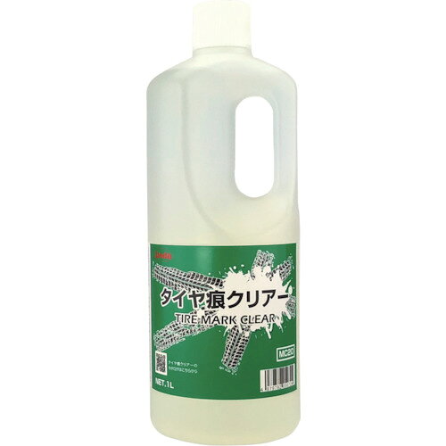 【特長】●床とタイヤ痕等の汚れの隙間に洗浄剤が素早く浸透し、汚れをしっかり除去します。●希釈倍率を変えることにより、床用洗浄剤としても使用できます。●低泡性で泡切れも良いため、すすぎ作業・汚水回収もスムーズに行えます。●自動洗浄機による洗浄も可能です。【用途】●タイヤ痕の除去・床洗浄に。【仕様】●容量(L)：1●希釈倍率：10〜50●色：淡黄色〜黄色透明●容量(kg)：1.3【材質／仕上】●主成分：水酸化ナトリウム、ジエチレングリコールモノブチルエーテル、
