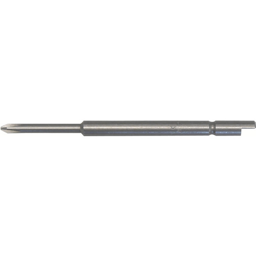 【特長】●DLV7400A/7300/7000/8000/3300/04C/10Cシリーズの適合ビットです。【仕様】●刃先：［［＋］］0●全長(mm)：44●シャンク径(mm)：4●軸径(mm)：2.5●パック入数(本)：10【仕様2】●シャンク径：4mm半月【材質／仕上】●特殊鋼
