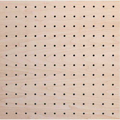 光 木調パンチングボードウッディ シナベニア無地 約600×450mm
