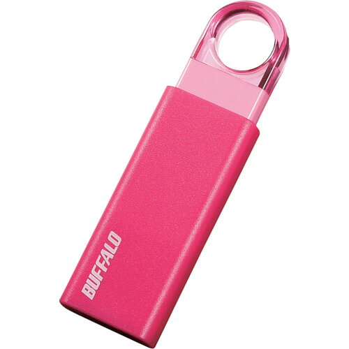 バッファロー　オートリターン機構搭載　ノックスライド　USB3．1（Gen1）／USB3．0対応　USBメモリー　32GB　ピンク