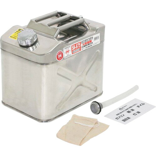 メルテック ガソリン携行缶 ステンレス製 20L