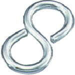 水本　Sフック　ステンレス　豆Sカン　全長30mm　使用荷重0．05kN
