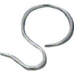 水本　Sフック　ステンレス　パイプSカン　全長61．8mm　使用荷重：0．03kN