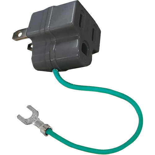 【特長】●アース付き3Pプラグを2Pプラグにする変換用プラグです。【用途】●電源コードの変換に。【仕様】●色：ブラック●幅(mm)：28●奥行(mm)：30●高さ(mm)：45●差込口形状：3芯●規格：15A-125V