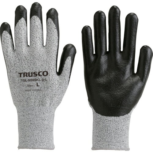 TRUSCO　HPPE手袋ニトリル手のひらコート　S