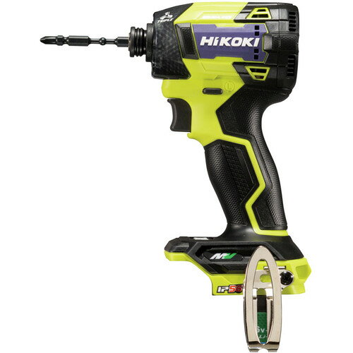 【特長】●新小型モータを採用した全長111mmで、更に取り回しし易いコンパクトボディです。●独自技術のトリプルハンマで、最速レベルのねじ締めスピードを誇ります。●広範囲を照射可能な新LEDライトで暗所での作業性を向上します。●新機能の逆転オートスローが、ナット緩め時のナット脱落を防止して、高所作業に便利です。●モード切替操作パネルにバックライトを採用し、暗所での操作が可能です。●専用アプリでカスタムをアップデートします。●細ビスモードでカムアウトしづらく、化粧材やサッシのねじ締めに最適です。●LEDライトの点灯時間が調整可能です。【用途】●小ねじ、タッピンねじ、木ねじ、ナゲシビス、テクス、ヘクスねじなどの締付け、緩めに。●ボルト、ナットなどの締付け、緩めに。●木材などの穴あけに。(別売部品のドリルチャックアダプタセットを使用)【仕様】●最大締付トルク(N・m)：200●最大締付トルク(N・m)強：200●無負荷回転数(min［［の−1乗］］)：0〜3700●無負荷回転数(min［［の−1乗］］)強：0〜3400●無負荷回転数(min［［の−1乗］］)弱：0〜900●打撃数(min［［の−1乗］］)：0〜4100●打撃数(min［［の−1乗］］)強：0〜4100●打撃数(min［［の−1乗］］)弱：0〜2000●本体寸法(mm)：全長118×全高243●バッテリー電圧(V)：36●無負荷回転数(min［［の−1乗］］)テクス：0〜3700●打撃数(min［［の−1乗］］)テクス：0〜2200●色：スパイダーイエロー●本体色：スパイダーイエロー●電池電圧 (DC) V：36●モーター：ブラシレス●動力源：DC●センタハイト(mm)：29●六角軸ニ面幅(mm)：6.35●最大トルク(kgf・cm)：2040●打撃切り替え：5●締め付け能力(mm)小ねじ：M4〜8●締め付け能力(mm)普通ボルト：M5〜16●締め付け能力(mm)高力ボルト：M5〜14●締め付け能力(mm)テクスねじ：φ3.5〜6●締め付け能力(mm)コースレッド：22〜125【仕様2】●5モード打撃切替●使用可能蓄電池：BSL36A18、BSL36A18B、BSL36A18X、BSL36A18BX、BSL36B18、BSL36B18B、BSL36B18X、BSL36B18BX、BSL36C18【材質／仕上】●本体：樹脂【セット内容／付属品】●NO.2プラスビット【注意】●電池パック・充電器は別売です。