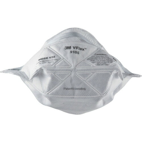 Antidust Masks - 3M　Vフレックス［［TM上］］　折りたたみ式防護マスク　9105　N95　レギュラー　50枚／1箱