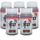 和信ペイント 和(なごみ) 胡桃色 180ml 5缶セット