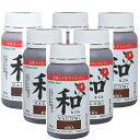 和信ペイント 和(なごみ) 褐色 180ml 6缶セット