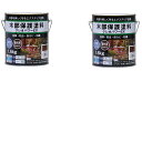 和信ペイント クレオパワーEX ウォルナット 1.6kg 2缶セット