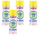 和信ペイント 水溶性つや消しニススプレー 300ml 4缶セット