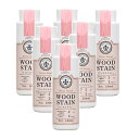 和信ペイント ウッドステイン WS−25 コーラルレッド 180ml 6缶セット