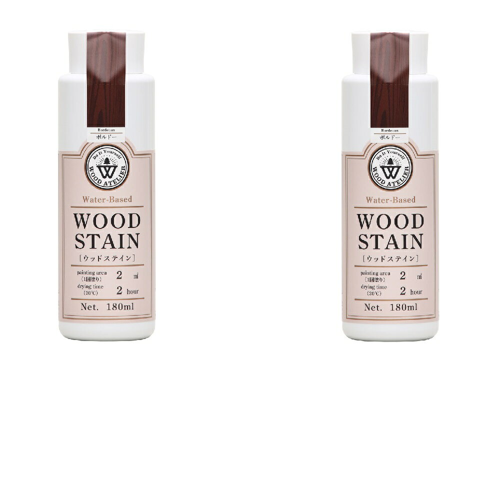 Rakuten - 和信ペイント ウッドステイン WS−27 ボルドー 180ml 2缶セット