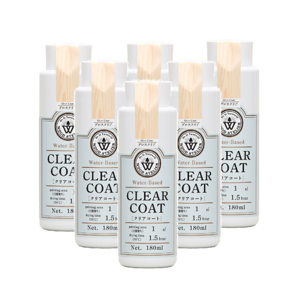 和信ペイント クリアコート CC−14 グロスクリア 180ml 6缶セット