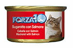アレルギーに配慮　FORZA10　フォルツァディエチ　猫用ウェットフード　サバ&サーモン　85g【猫/成猫/フレーク/ウェットフード】
