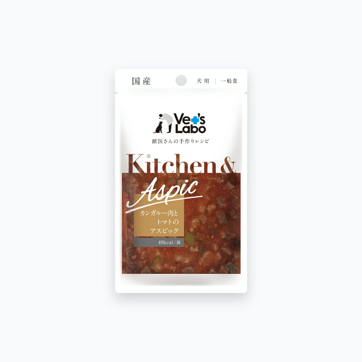 楽天こだわりのペット用品　バディーズキッチン&アスピック 犬用 カンガルー肉とトマトのアスピック　80g　Kitchen&Aspic 【犬/おやつ】