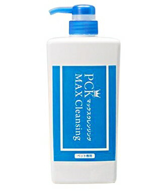 脂漏症や耳などの部分洗いに　PCK　パーフェクト コロイド ウォッシュ　　ペット　シャンプー　MAXクレンジング　750ml　