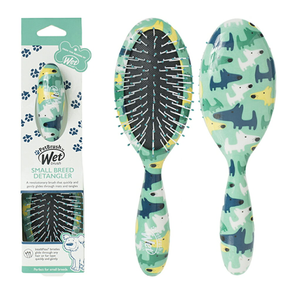 Wetbrush for Pet ウェットブラシ スモールブリード ディタングラー ペットブラシ ペット用ブラシ - angle 1
