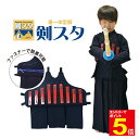 【期間限定★エントリーで全品ポイント5倍】剣道 防具 胴 垂 垂一体型胴『剣スタ』幼児用 幼年用 こども用 【松勘】装着楽々 チャック式で脱着可能 刺繍ネーム無...