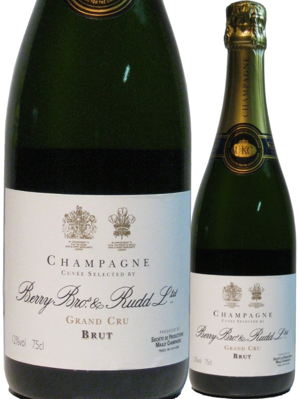 BBR（ベリーブラザース＆ラッド）　UKC　グラン・クリュ　ブリュット　マイイ【白ワイン】【泡】　750ml　Berry Bro's & Rudd GRAND CRU BRUT MAILLY