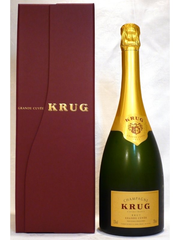 【フランス・白泡】クリュッグ シャンパーニュ グラン キュヴェ ブリュット KRUG Champagne Grande Cuvee Brut：シャンパン：スパークリングワイン（発泡性白ワイン）