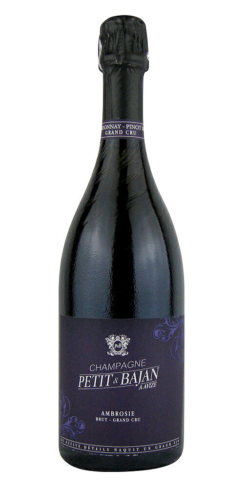 【フランス 白泡】プチ バジャン ブリュット アンブロジー グラン クリュ NV CHAMPAGNE PETIT BAJAN AMBROSIE BRUT GRAND CRU 750ML（発泡性白ワイン）：シャンパン：スパークリングワイン