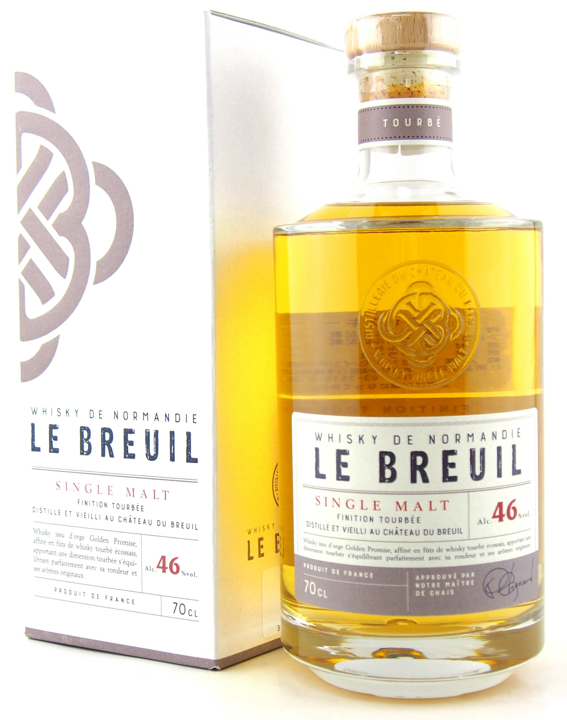 シャトードブルイユ　シングルモルト　ル　ブルイユ　フィニシオン　トウルベ（Chateau Du Breuil Le Breuil Single Malt Finition Tourbee)　700ml　46％正規品