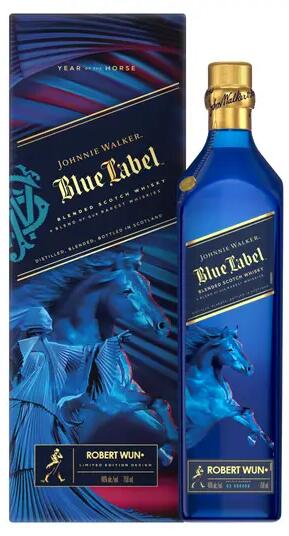 ジョニーウォーカー ブルーラベル イヤー オブ ザ ホース(Johnnie Walker Blue Label Year Of The Horse) 750ml 40％【スコッチウイスキー スコットランド ブレンデッド 数量限定 箱付き】 正規品 2026年 午年