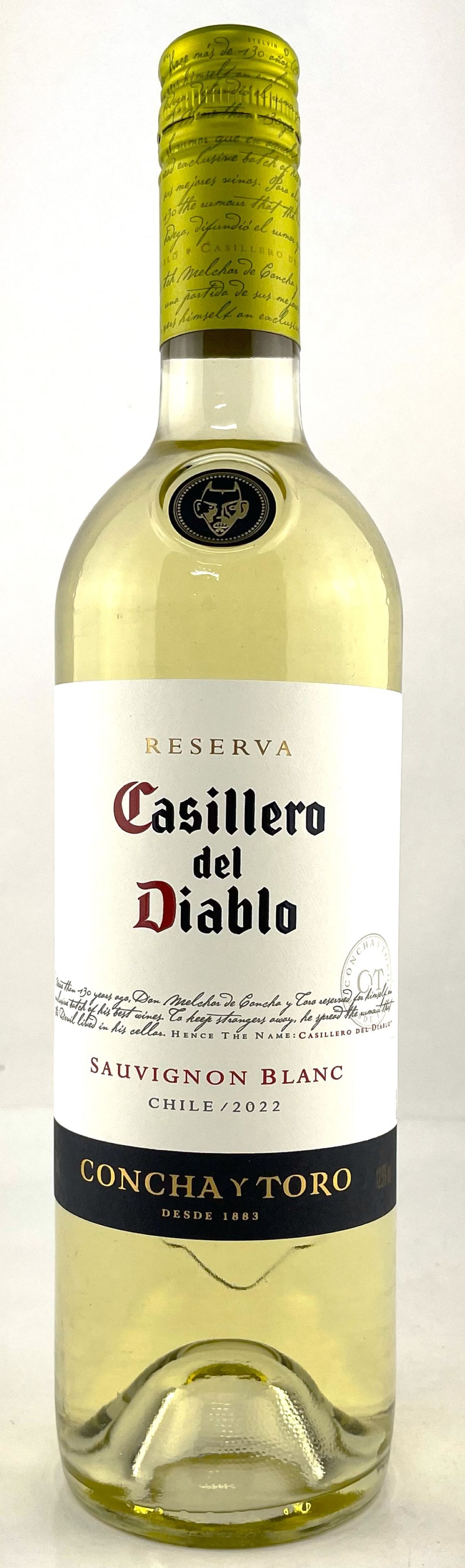 【チリ・白】カッシェロ・デル・ディアブロ ソーヴィニヨン・ブラン 750ml｜柑橘とハーブ香が爽快なチ..