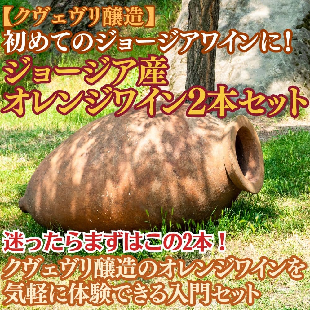 ジョージア産 オレンジワイン2本セット オレンジワインセット ジョージア 自然派ワインセット クヴェヴリ醸造 budouya-10009795 世界のワイン葡萄屋 サンプル画像2