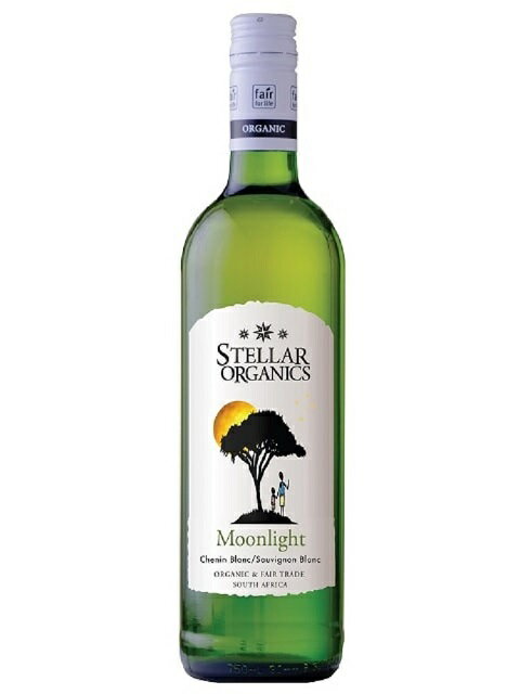 ステラー ワイナリー ムーンライト オーガニックス シュナンブラン&ソーヴィニヨンブラン 12本セット 2022 750ml 白ワイン 中辛口(セミドライ) 南アフリカ Stellar Winery Moonlight Organic Chenin Blanc Sauvignon Blanc バレンタインプレゼント ギフト 誕生日 贈り物