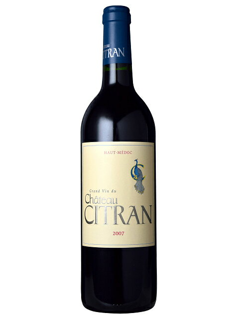 シャトー シトラン シャトー シトラン 2007 750ml 赤ワイン 辛口 フランス ボルドーオー メドック Chateau Citran Chateau Citran 母の日 父の日 プレゼント ギフト 誕生日 贈り物