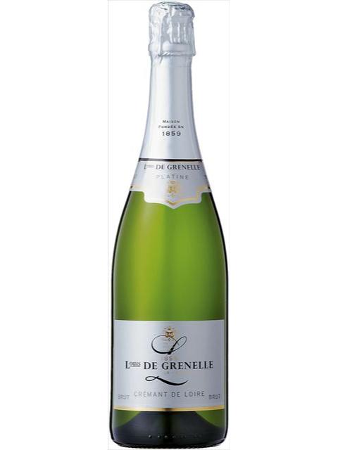 クレマン・ド・ロワール ブリュット レ・カーヴ・ルイ・ド・グルネル レ・カーヴ・ルイ・ド・グルネル 750 白ワイン フランス Cremant de Loire Brut ''Platine'' 母の日 父の日 プレゼント ギフト 誕生日 贈り物