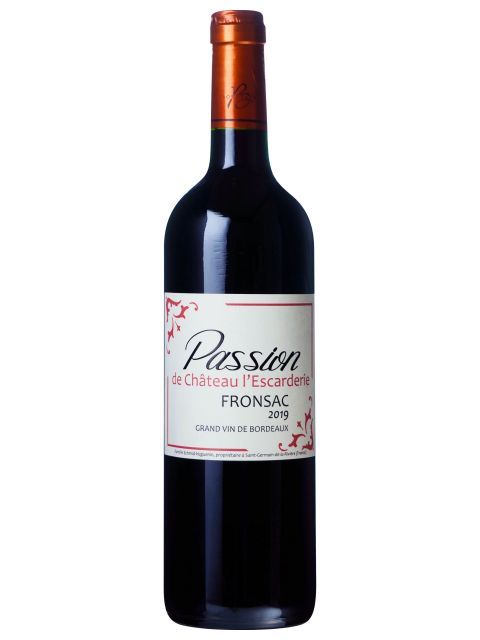 シャトー レスカドリー シャトー レスカドリー パスィヨン ド シャトー レスカドリー 2019 750ml 赤ワイン フランス ボルドー Passion de Chateau l'Escarderie