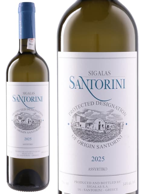 ドメーヌ シガラス サントリーニ アシルティコ 白ワイン ギリシャ サントリーニ島 2025 750 Domaine Sigalas Santorini Assyrtiko