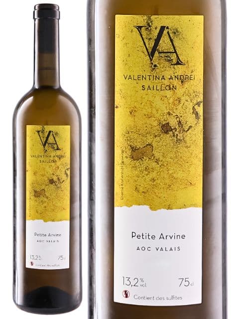 ヴァレンティナ アンドレイ プティット アルヴィン 白ワイン スイス ヴァレー州 2024 750 Valentina Andrei Petite Arvine