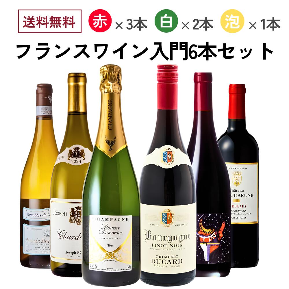 フランスワイン入門6本セット ワインセット フランス budouya-10009794 世界のワイン葡萄屋 パッケージ画像