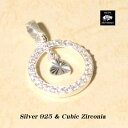 バディシルバーアクセサリー シルバー925 キュービックジルコニア ハート リング スターリングネックレスペンダントトップ 5-564(4)