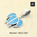 バディシルバーアクセサリー シルバー925 ホヌ 亀 海 ハワイアンジュエリー ターコイズ ネックレスペンダントトップ プレゼント用巾着 袋セット ラッピング用ギフト 5-167