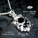 バディシルバーアクセサリー シルバー925 オニキス アラベスク ネックレスペンダントトップ オニキスペンダントトップ 5-607(4)
