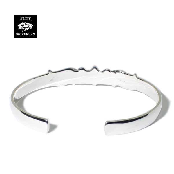 【バディ/シルバーアクセサリー】シルバー925/フレア/アラベスク/バングル/Men's/百合の紋章/唐草/実店舗のあるお店【シルバーショップバディ】 3-020の商品画像 3