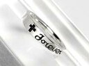 【バディ/シルバーアクセサリー】シルバー925/Forever/クロス/ピンキーリング/刻印/永遠に/いつまでも/十字架/1号から/実店舗のあるお店【シルバーショップバディ】 1-2037(4)