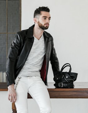 【再入荷予約ポイント10倍RICHIE レザー ライダース マイクロバッグ BUFFALO BOBS バッファローボブズ