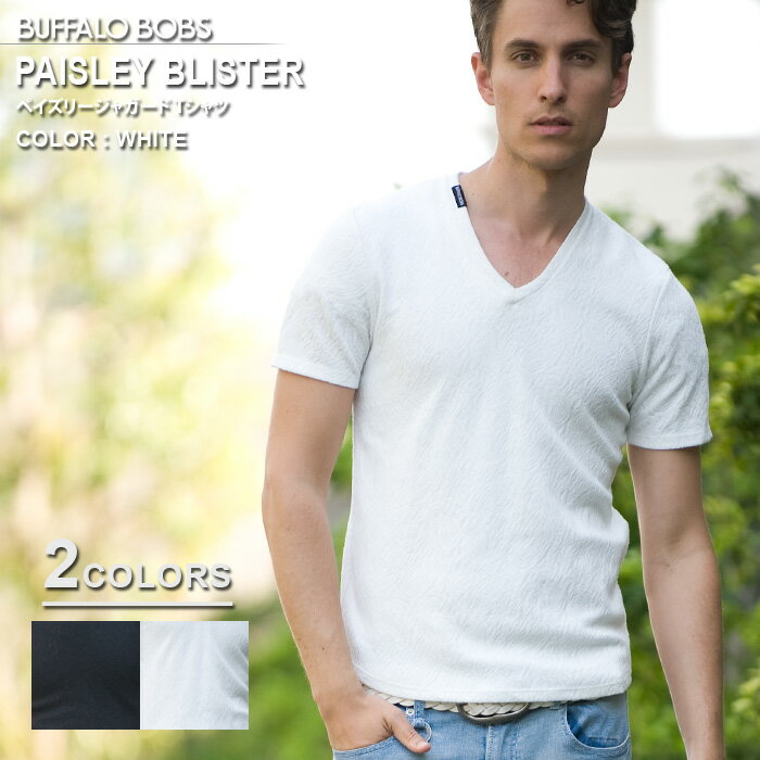 PAISLEY BLISTER ペーズリージャガードTシャツ BUFFALO BOBS バッファローボブズ