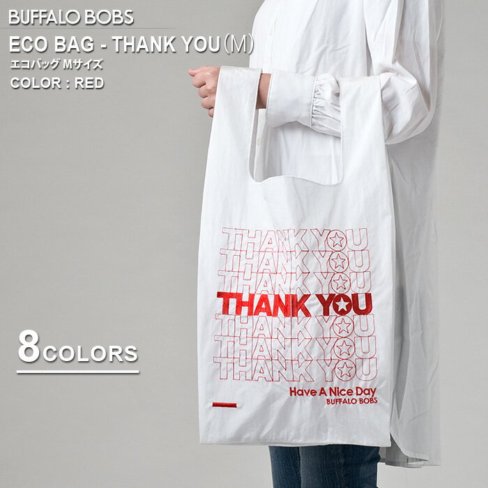 ECO BAG-THANK YOU(M)エコバッグ-サンキュー(M) エムサイズ BUFFALO BOBS バッファローボブズのサムネイル