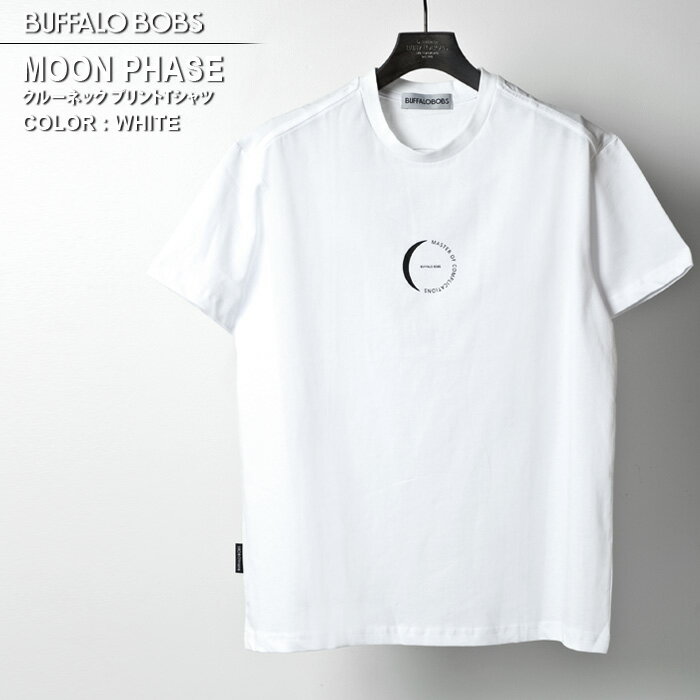 MOON PHASE(ムーン フェイズ) コーマ糸コットン クルーネック プリント Tシャツ BUFFALO BOBS バッファローボブズ